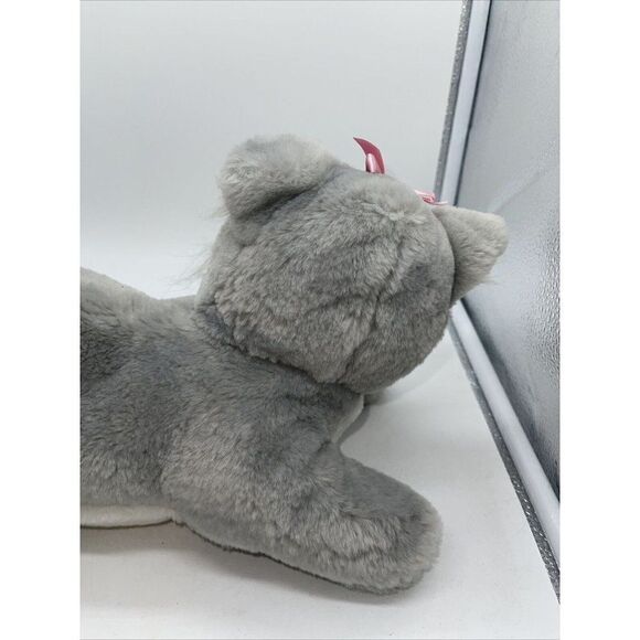 Vintage 1992 Hasbro Kitty Surprise 2 Kittens Gray & White Stuffed Cat Plush - Picture 7 of 11